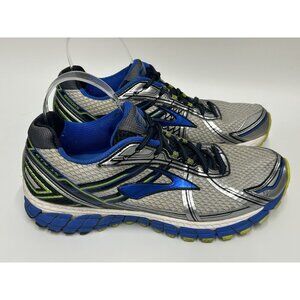 Brooks Adrenaline GTS 15 Running Shoes Men Size 10 Gray Blue Sneakers Gym